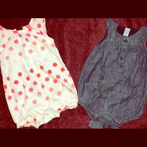 2 Baby Gap Rompers